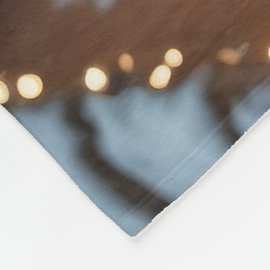 Scottish Terrier Dogs Christmas Snow Holiday Fleece Deken (Hoek)