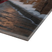 Scottish Terrier Dogs Christmas Snow Holiday Snijplank (Hoek)