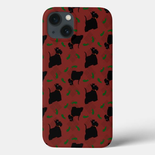 Scottish Terrier Dogs en Tam O'Shanter Case-Mate iPhone Case (Achterkant)