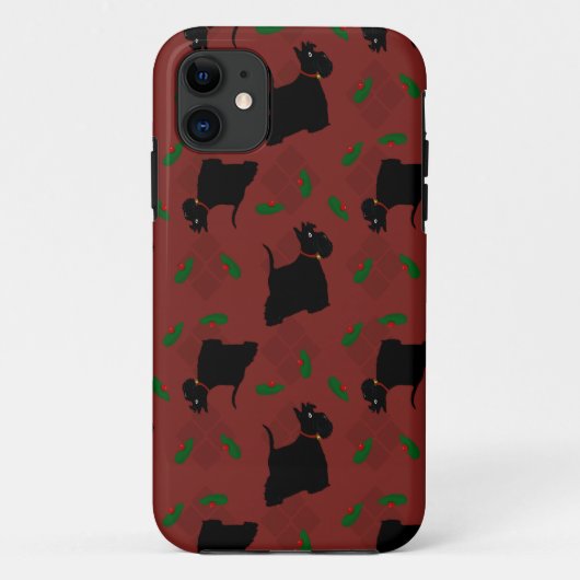 Scottish Terrier Dogs en Tam O'Shanter Case-Mate iPhone Case (Achterkant)
