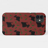 Scottish Terrier Dogs en Tam O'Shanter Case-Mate iPhone Case (Achterkant (horizontaal))