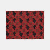 Scottish Terrier Dogs en Tam O'Shanter Fleece Deken (Voorkant (Horizontaal))