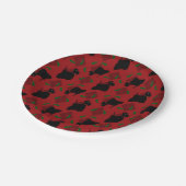 Scottish Terrier Dogs en Tam O'Shanter Papieren Bordje (Gekanteld)