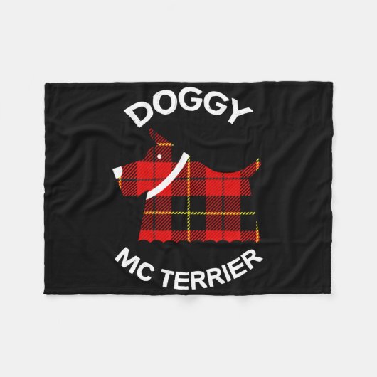 Scottish Terrier Dogs | Terriers | Eigenaars van h Fleece Deken (Voorkant (Horizontaal))