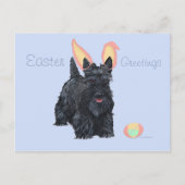 Scottish Terrier Easter Feestdagenkaart (Voorkant)