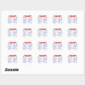 SCOTTISH TERRIER Eigendomsrecht 2 Ronde Sticker (Vel)