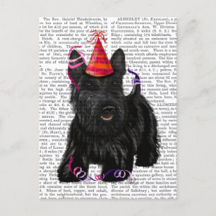 Scottish Terrier en Party Pet Briefkaart