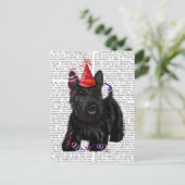 Scottish Terrier en Party Pet Briefkaart (Staand voorkant)