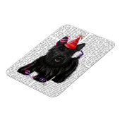 Scottish Terrier en Party Pet Magneet (Linkerzijde)