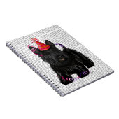 Scottish Terrier en Party Pet Notitieboek (Rechterzijde)