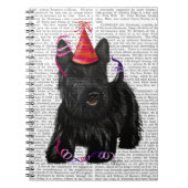 Scottish Terrier en Party Pet Notitieboek (Voorkant)