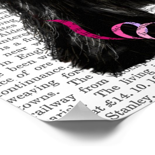 Scottish Terrier en Party Pet Poster (Hoek)