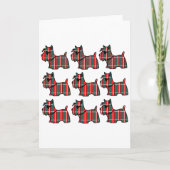 SCOTTISH TERRIER FEESTDAGEN KAART (Voorkant)