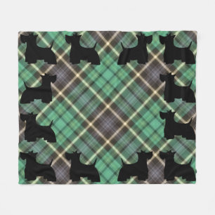 Scottish Terrier Fleece Blanket Deken