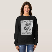 Scottish Terrier funny dog lover gift Premium_2 Trui (Voorkant volledig)