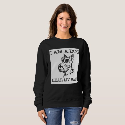 Scottish Terrier funny dog lover gift Premium_2 Trui (Voorkant volledig)