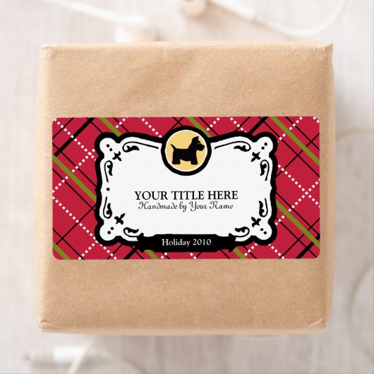 Scottish Terrier Gift Labels (Insitu)