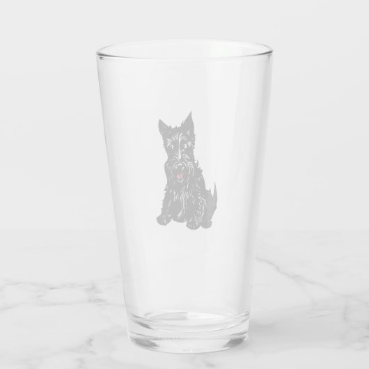 Scottish Terrier Glas (Achterkant)