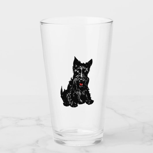 Scottish Terrier Glas (Voorkant)
