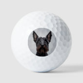 Scottish Terrier Golfballen (Voorkant)