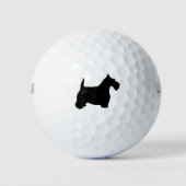 Scottish Terrier Golfballen (Voorkant)