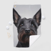 Scottish Terrier Golfhanddoek (Insitu)