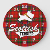 Scottish Terrier Grote Klok (Voorkant)