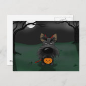 Scottish Terrier Halloween Briefkaart (Voorkant / Achterkant)