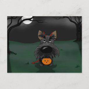 Scottish Terrier Halloween Briefkaart