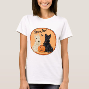 Scottish Terrier Halloween T-shirt