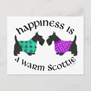 Scottish Terrier Happiness Briefkaart