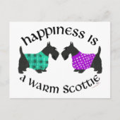 Scottish Terrier Happiness Briefkaart (Voorkant)