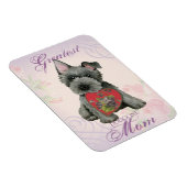 Scottish Terrier Heart Ma Magnet Magneet (Rechterzijde)
