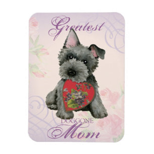 Scottish Terrier Heart Ma Magnet Magneet