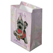 Scottish Terrier Heart Ma Medium Gift Bag Medium Cadeauzakje (Voorkant Gekanteld)