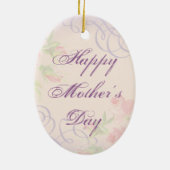 Scottish Terrier Heart Mam Ceramic Ornament (Achterkant)