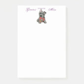 Scottish Terrier Heart Mam Post-it Notes (Voorkant)
