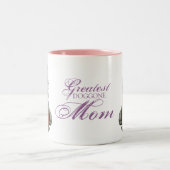 Scottish Terrier Heart Mam Two-Tone Coffee Mok (Center)