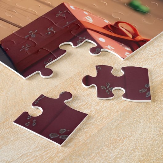 Scottish Terrier Helping Santa’s Elves Christmas Legpuzzel (Zijkant)