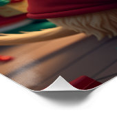 Scottish Terrier Helping Santa’s Elves Christmas Perfect Poster (Hoek)