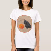 Scottish Terrier Herfst - Seizoensgebonden ontwerp T-shirt (Voorkant)
