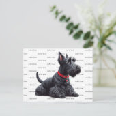 Scottish Terrier in Briefkaart (Staand voorkant)