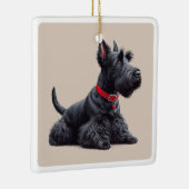 Scottish Terrier in Keramisch Ornament (Rechts)