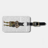 Scottish Terrier in Kilt Bagagelabel (Voorkant horizontaal)