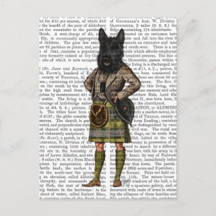 Scottish Terrier in Kilt Briefkaart