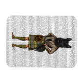 Scottish Terrier in Kilt Magneet (Horizontaal)