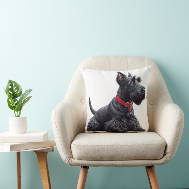 Scottish Terrier in Kussen (Stoel)