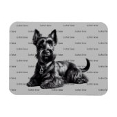 Scottish Terrier in Magneet (Horizontaal)