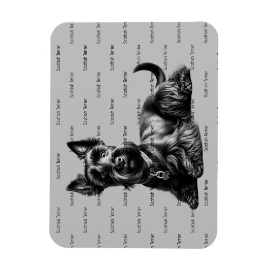 Scottish Terrier in Magneet (Verticaal)