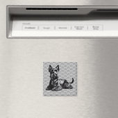 Scottish Terrier in Magneet (Insitu (Vaatwasser))